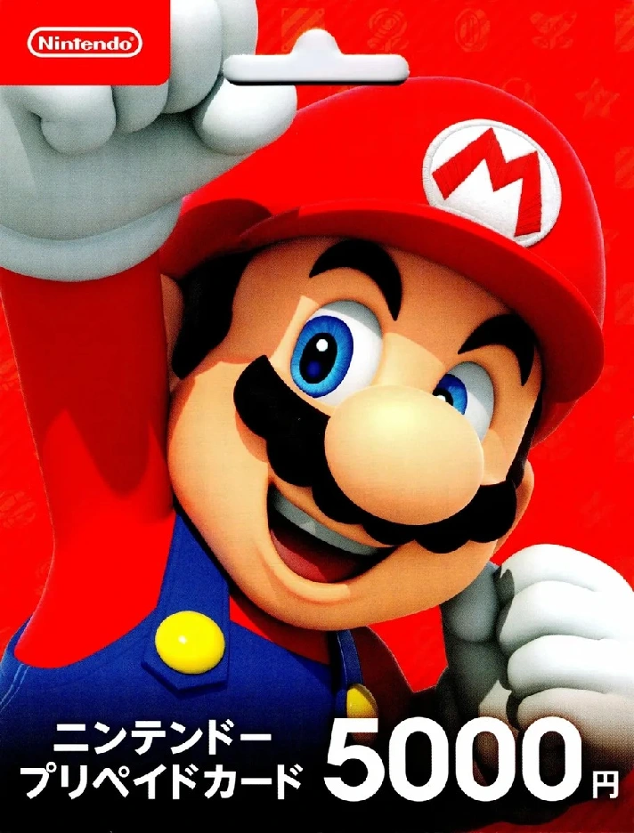 NINTENDO eShop GIFT CARD 5000円 Yen JPY Japan🇯🇵JP JPN