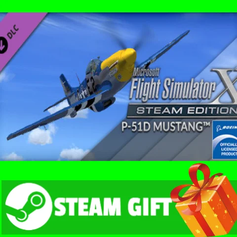 ⭐️ FSX Steam Edition: P-51D Mustang™ Add-On STEAM GIFT