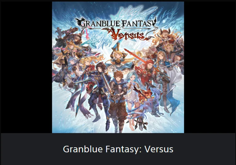 Granblue Fantasy: Versus  PS4/PS5 ТУРЦИЯ