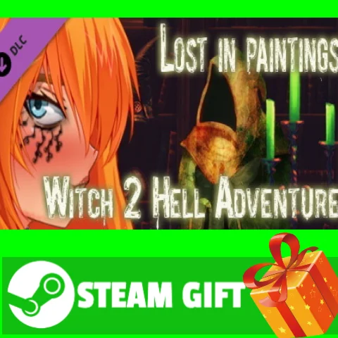 ⭐️ Witch 2 Hell Adventure Lost in paintings STEAM GIFT