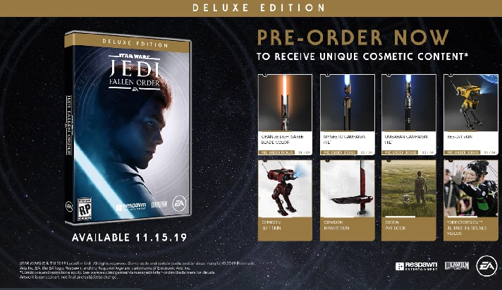 Jedi: Fallen Order Deluxe (PS4/PS5/RU) Rent 7 days