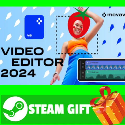 ⭐️ВСЕ СТРАНЫ+РОССИЯ⭐️ Movavi Video Editor 2024 STEAM