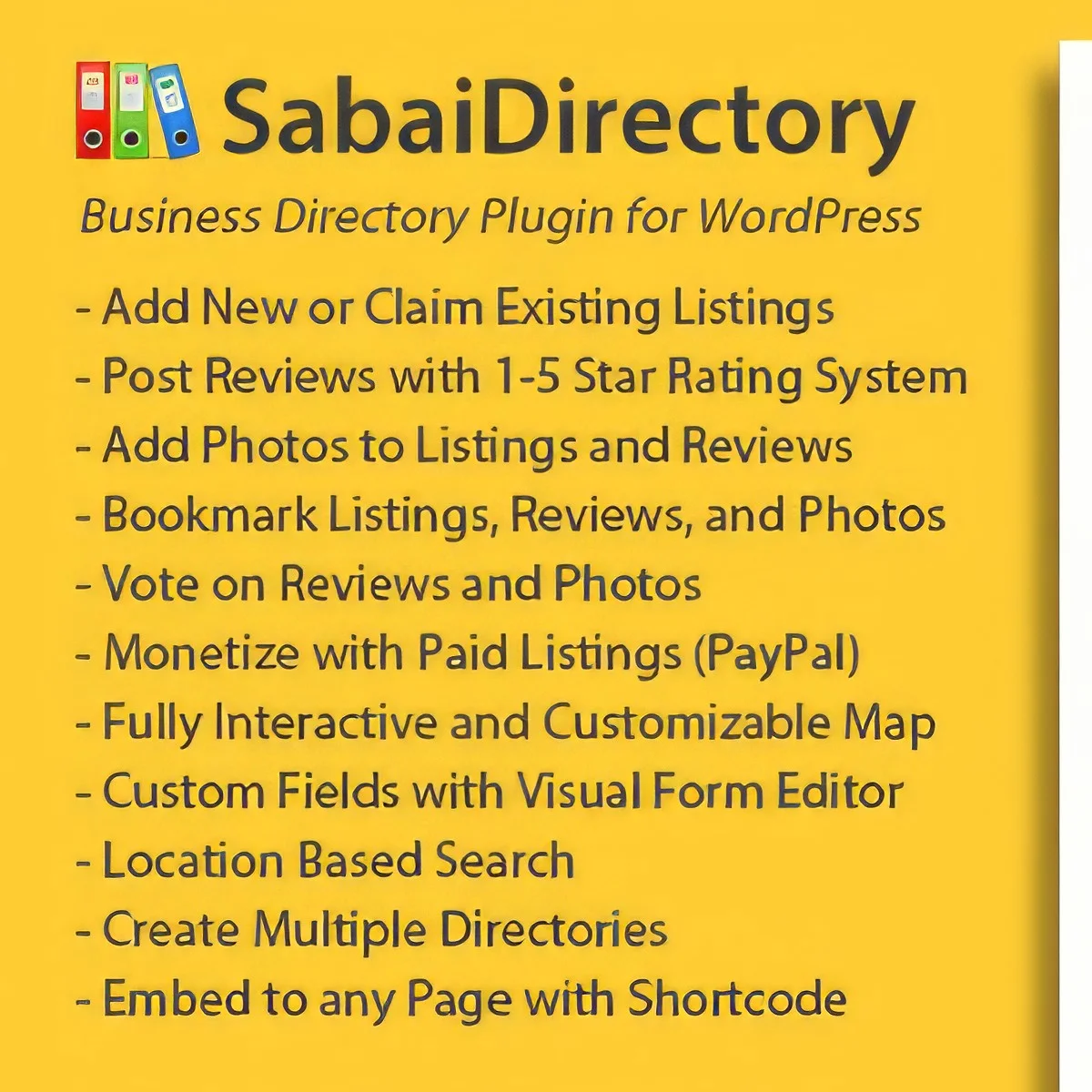Sabai Directory [1.4.16] - Русификация плагина 💜🔥