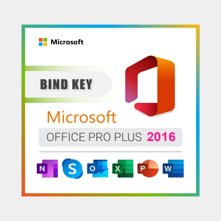 Microsoft Office 2016 pro plus ( Bind KEY ) 