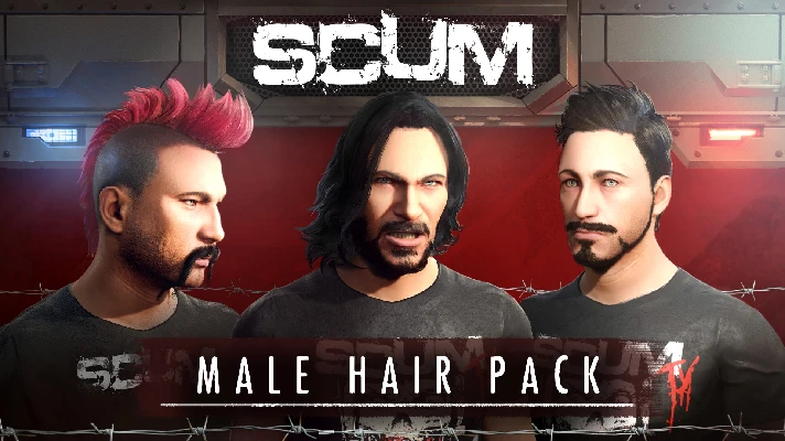 SCUM Man Hair Deluxe 1 (Steam Gift RU)