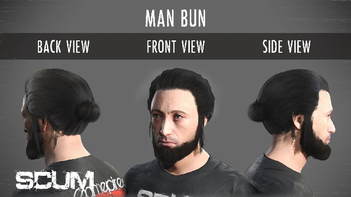 SCUM Man Hair Deluxe 1 (Steam Gift RU)