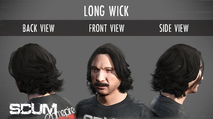 SCUM Man Hair Deluxe 1 (Steam Gift RU)