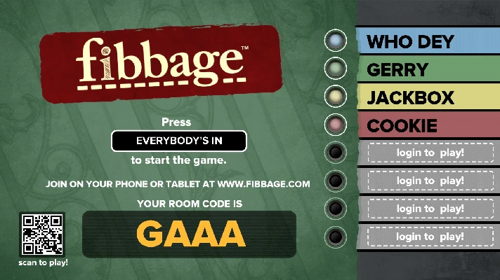 FIBBAGE: THE HILARIOUS BLUFFING PARTY GAME❗XBOX 🔑🔑🔑