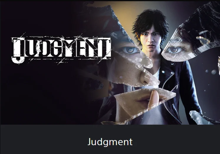 Judgment  PS4/PS5 ТУРЦИЯ