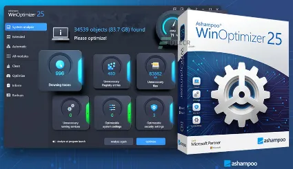 ✅ Ashampoo WinOptimizer 25 🔑 Пожизненная лицензия, ключ