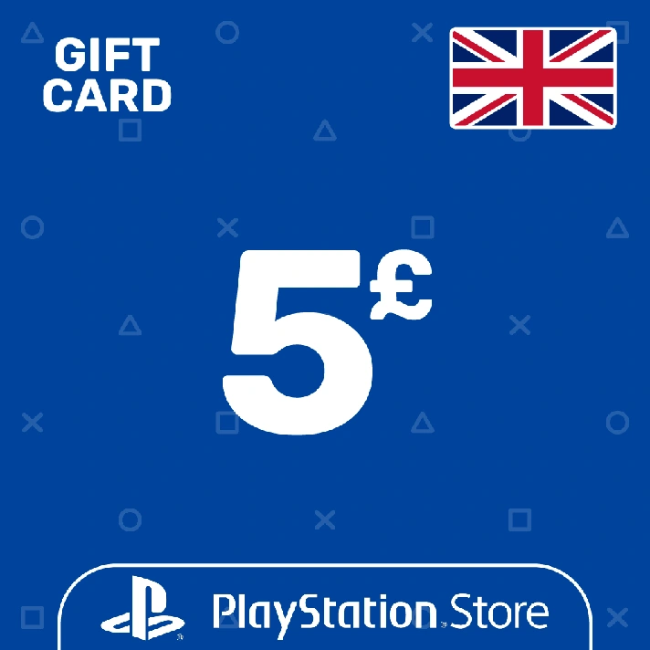 ⭐️PSN  Top Up Card UK 5 GBP UK