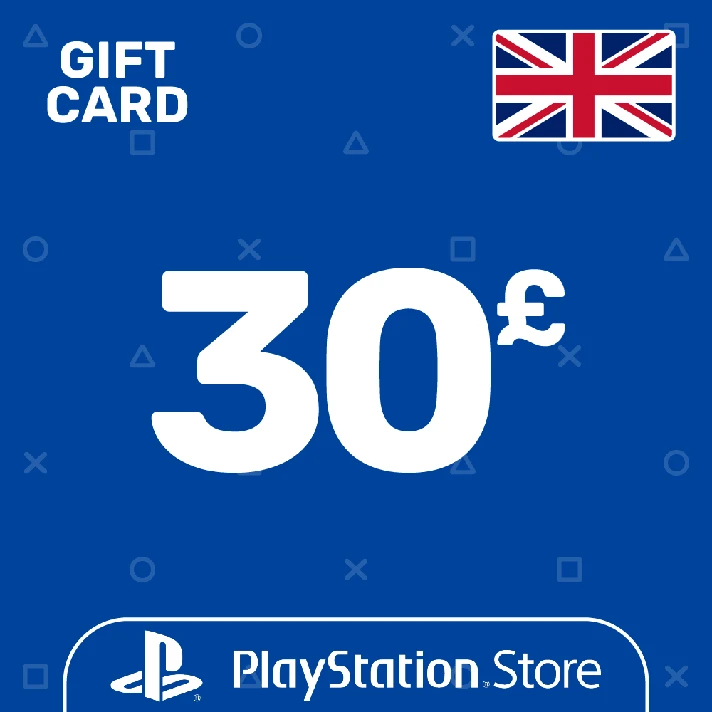 ⭐️PSN  Top Up Card UK 30 GBP UK