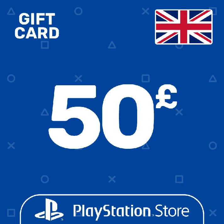 ⭐️PSN  Top Up Card UK 50 GBP UK