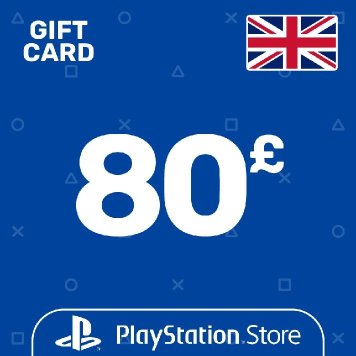 ⭐️PSN  Top Up Card UK 80 GBP UK