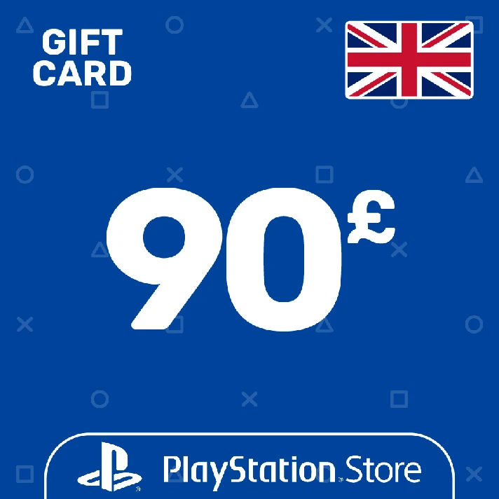 ⭐️PSN Top Up Card UK 90 GBP UK