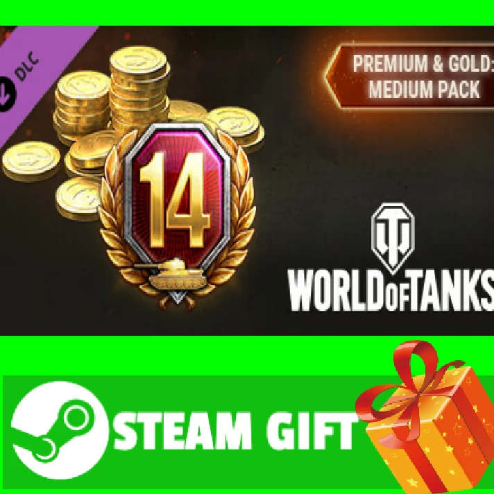 ⭐️ World of Tanks — Premium & Gold: Medium Pack GIFT