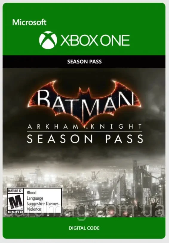 BATMAN: РЫЦАРЬ АРКХЕМА СЕЗОННЫЙ АБОНЕМЕНТXBOX КЛЮЧ
