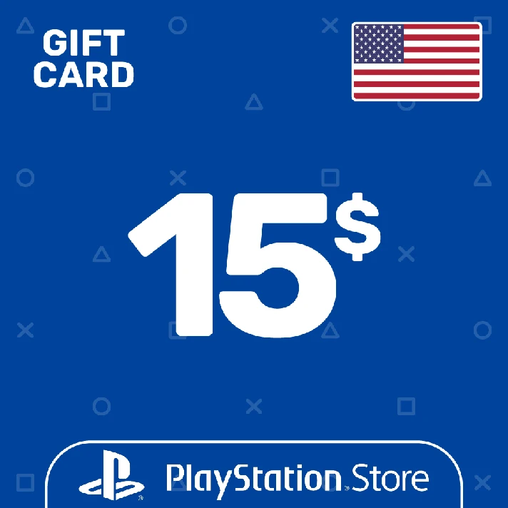 ⭐️PSN Top Up Card 15$ (USD) USA