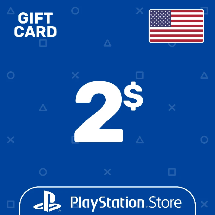 ⭐️PSN Top Up Card 2$ (USD) USA