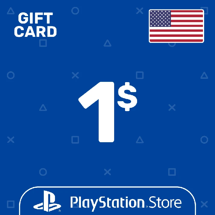 ⭐️PSN Top Up Card 1$ (USD) USA