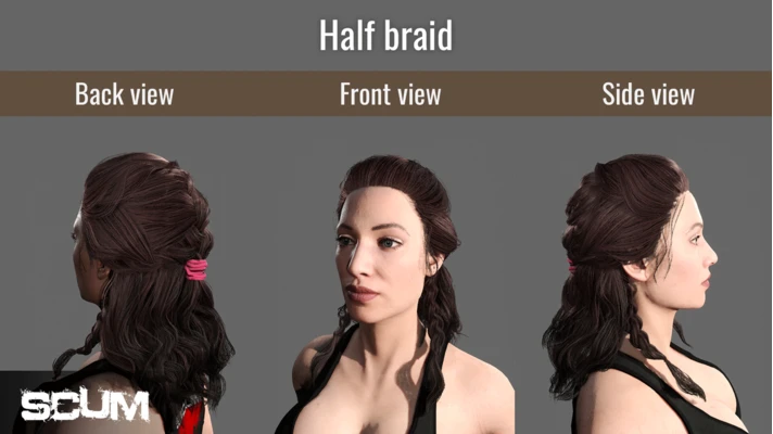 SCUM Female Hair Pack (DLC) 🔑STEAM KEY 🔥RUSSIA+CIS*