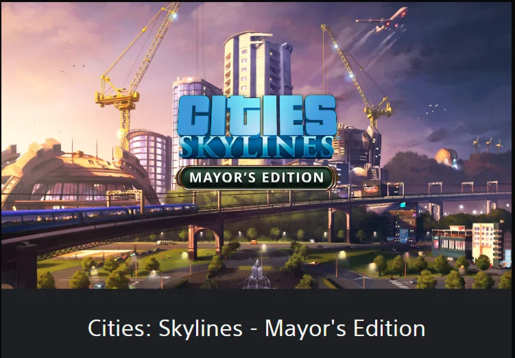 Cities: Skylines - Mayor's Edition  PS4/PS5 ТR