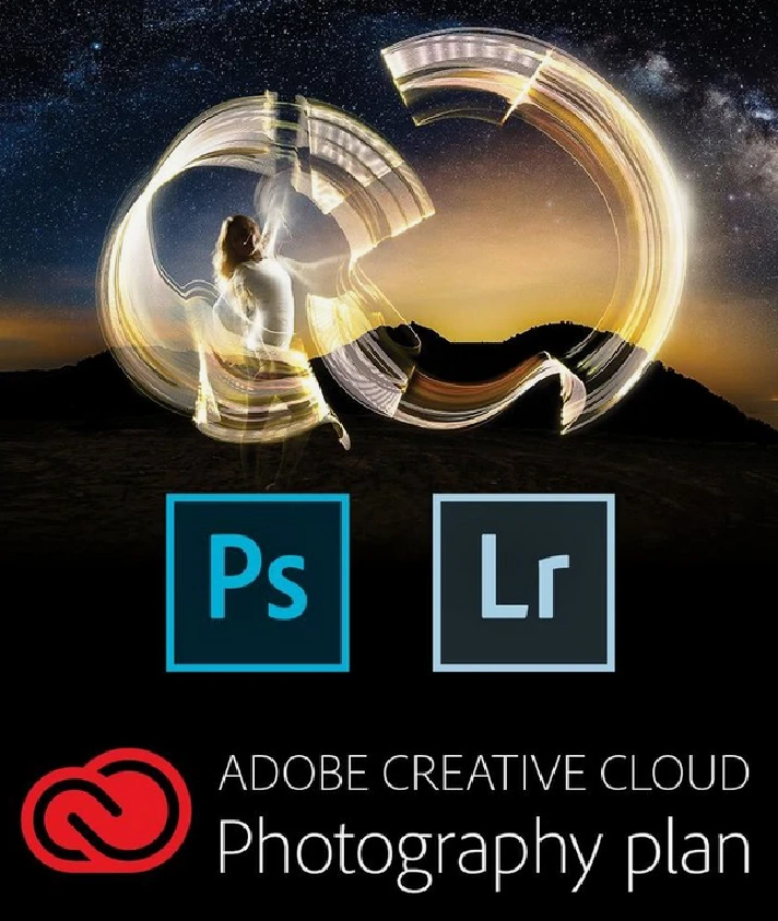 🔴 ADOBE PHOTOSHOP+LIGHTROOM 1 YEAR 🔑Photography Plan