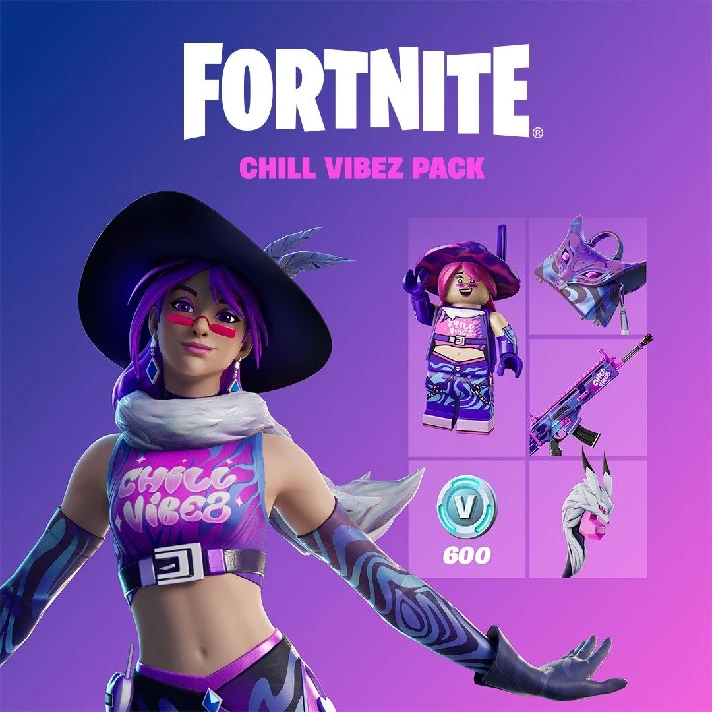 ✅❤️FORTNITE - CHILL VIBEZ PACK + 600 VB❤️XBOX🔑KEY✅