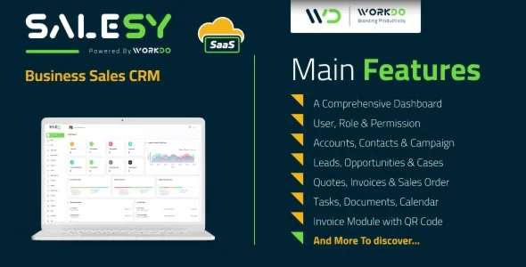 Salesy SaaS - Business Sales CRM System 5.4