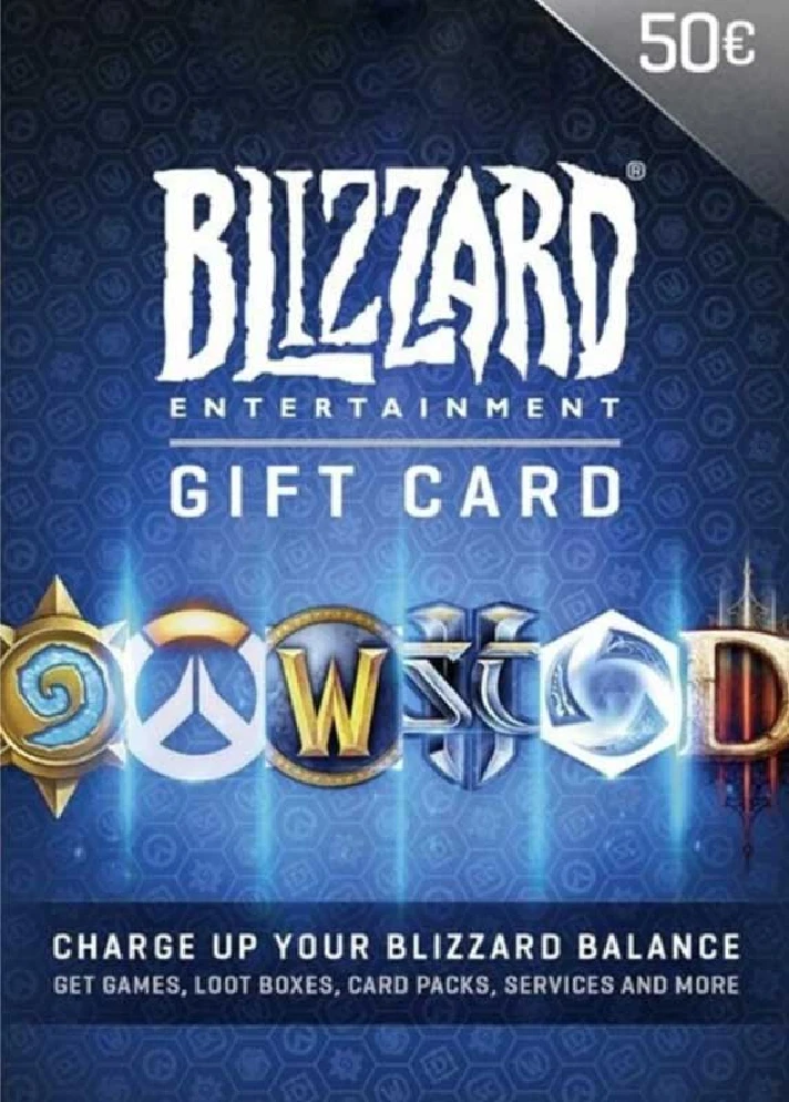 Blizzard Gift Card 50€ (EUR) ✔️ Battle.net EU