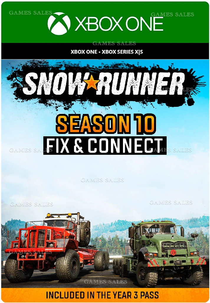 ✅❤️SNOWRUNNER - SEASON 10: FIX & CONNECT❤️XBOX🔑KEY