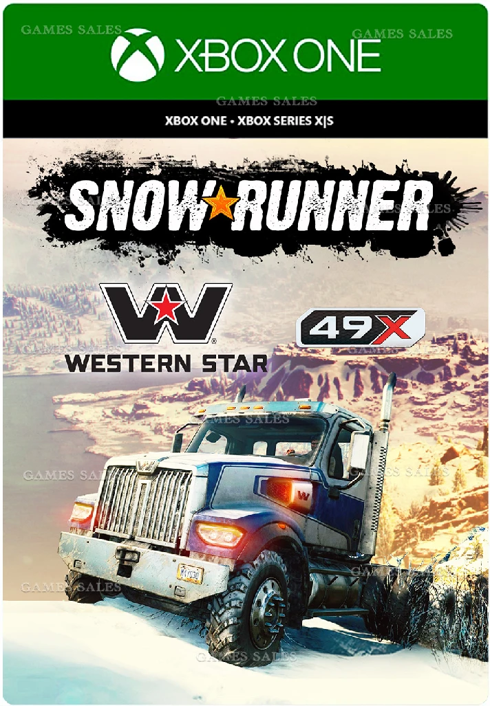 ✅❤️SNOWRUNNER – WESTERN STAR 49X❤️XBOX ONE|XS🔑KEY✅