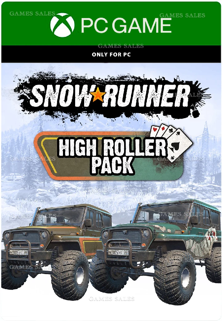 ✅❤️SNOWRUNNER - HIGH ROLLER PACK❤️PC WINDOWS 10+🔑KEY