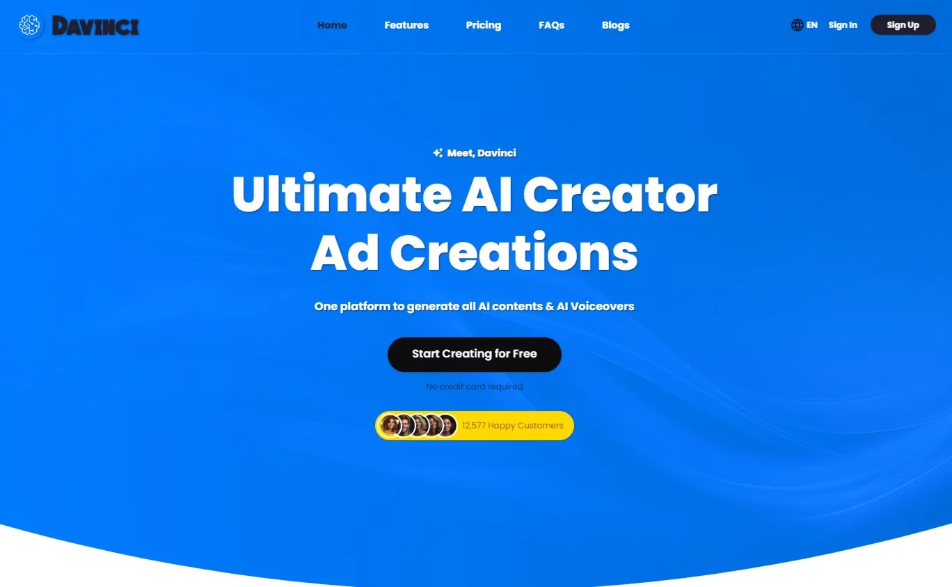 OpenAI Davinci - AI Writing Assistant & Content Creator