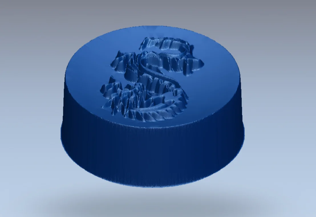 Фишка с изображением дракона 001