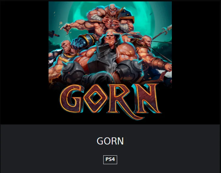 GORN / ГОРН  PS4/PS5 ТУРЦИЯ