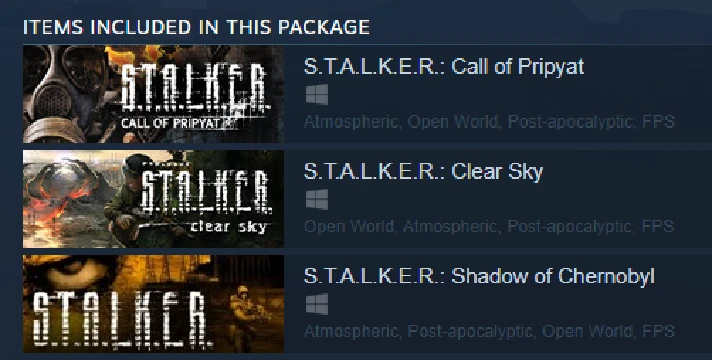 ⚡Steam gift UA/IN/KZ- S.T.A.L.K.E.R.: Bundle | AUTODELY