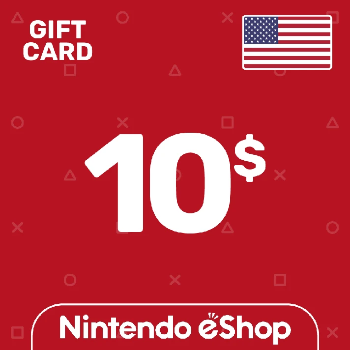 ⭐️Nintendo eShop 10$ (USD) USA