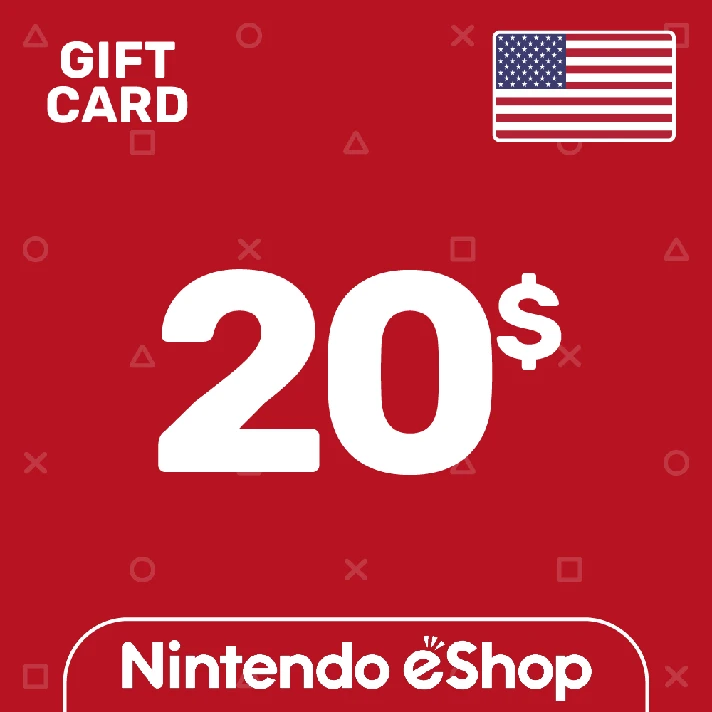 ⭐️Nintendo eShop 20$ (USD) USA