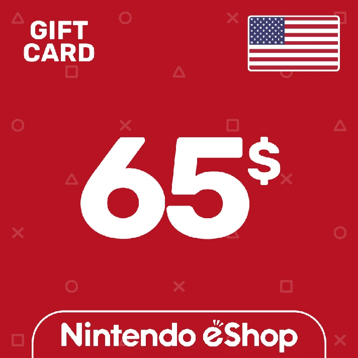 ⭐️Nintendo eShop 65$ (USD) USA