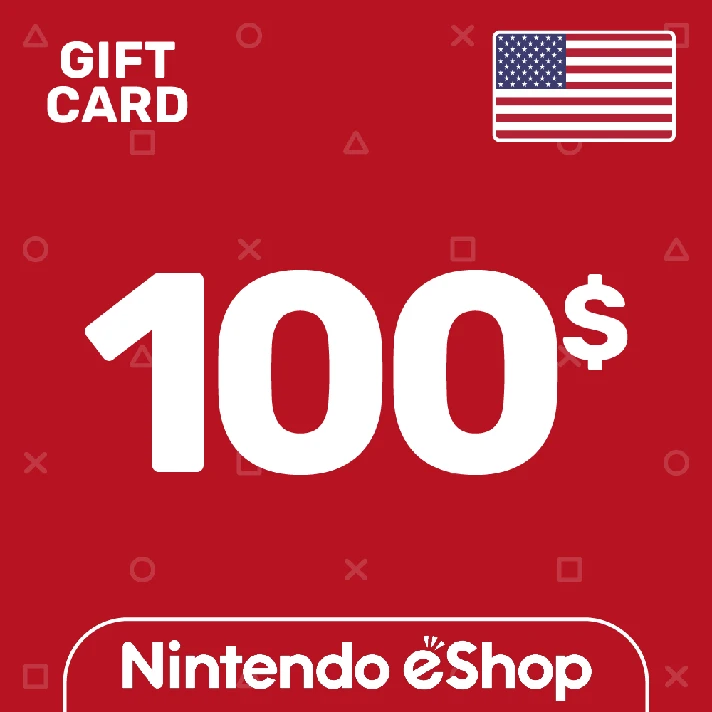 ⭐️Nintendo eShop 100$ (USD) USA