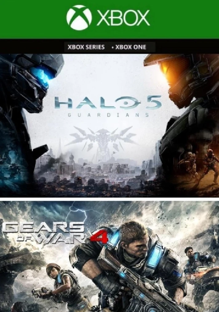 GEARS OF WAR 4 AND HALO 5: GUARDIANS BUNDLE✅XBOX KEY🔑