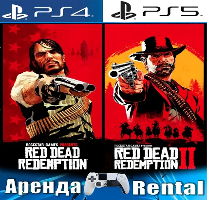🎮 Red Dead Redemption 1+RDR 2 (PS4/PS5/RUS) Аренда 🔰
