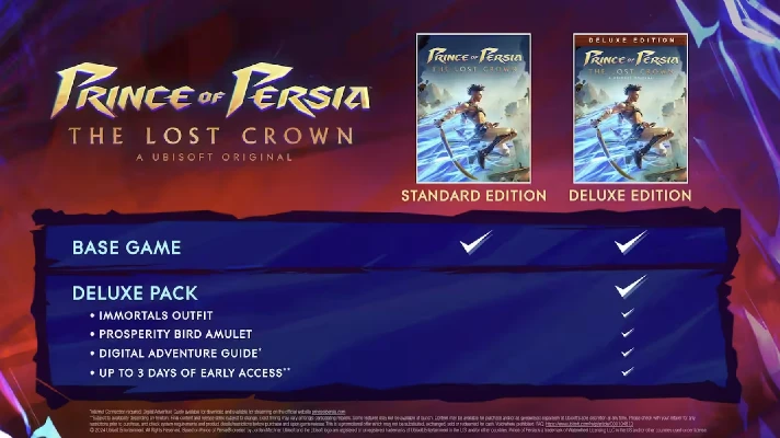 ✅Prince of Persia The Lost Crown Deluxe Edition ⚫GAMES