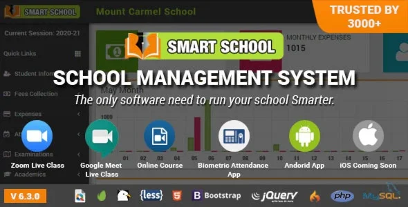 Smart School : School Management System [QDOCS]