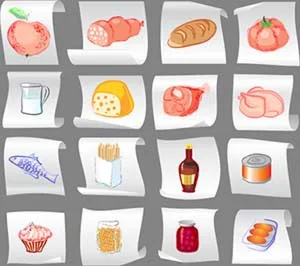 Векторные иконки продуктов
