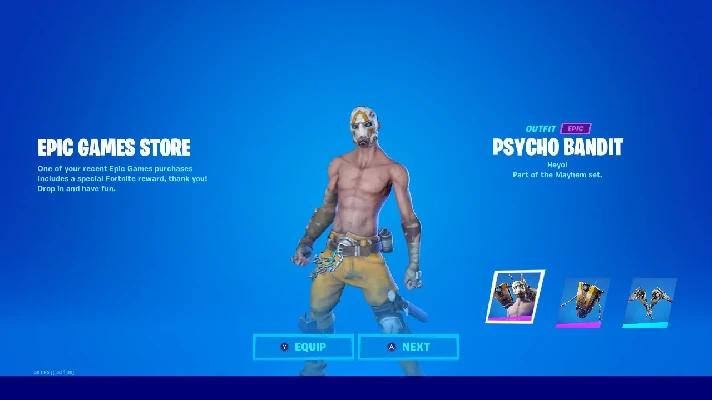 ⭐️ Psycho Bundle (EPIC🔑KEY) FORTNITE DLC GLOBAL