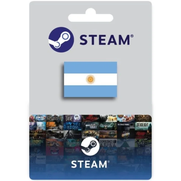 Подарочная карта Steam: 20 USD  Аргентина