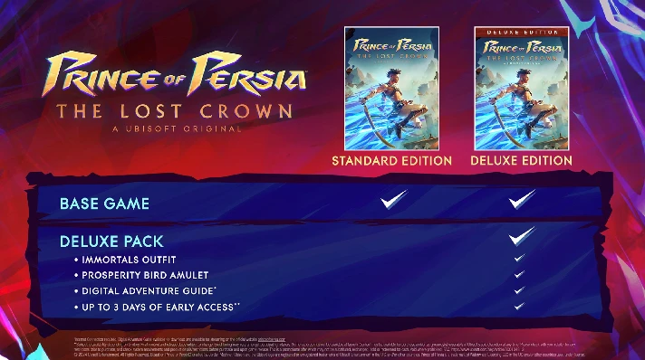 🔥Prince of Persia The Lost Crown + DELUXE✅XBOX/EPIC/PS