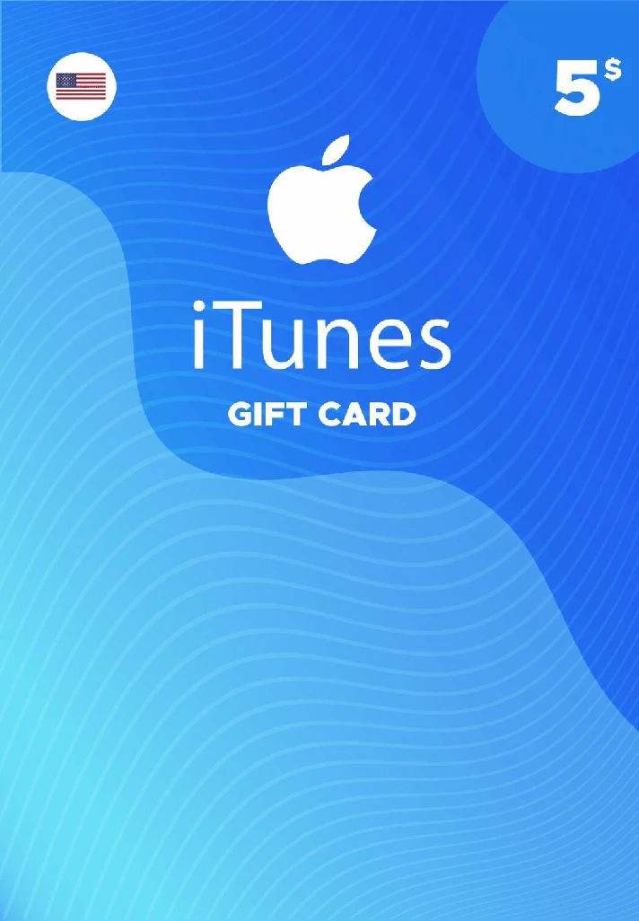 🍎Apple gift card iTunes 5 USD USA🍎